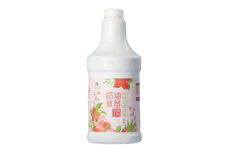 奶油草莓風(fēng)味飲料濃漿